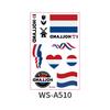 Чемпионат мира Аргентина Бельгия Флаг болельщиков Наклейка на лицо Водонепроницаемая Соревнование Игра Татуировка Наклейка