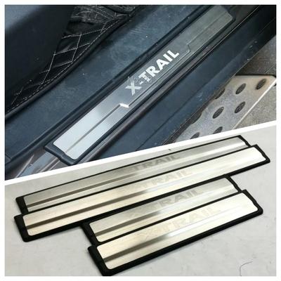 Для Nissan X-TRAIL XTrail T32 T33 2014- Защитная накладка на порог автомобиля Защитный элемент Накладка на педаль Автоаксессуары
