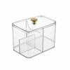Xiaomi 1/2PCS Makeup Organizer Cosmetics Storage Box Clear PET Cotton Pad Holder with Lid for Cotton Swabs Lipstick Vanity Desk Use450000