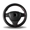 Steering-Wheel Braid With Needles Thread Auto Steering Wheel Car Steering Wheel Cover Leather
