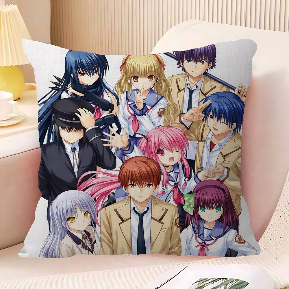 Angel Beats МУЛЬТФИЛЬМ наволочка чехол для диванной подушки украшение для комнаты детский подарок