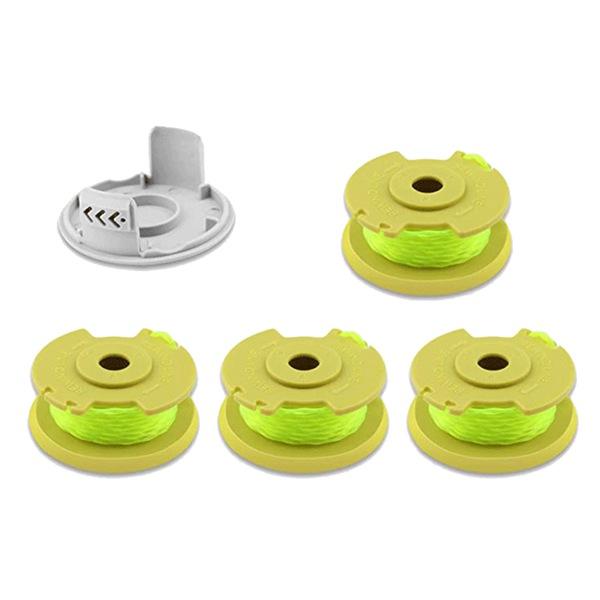 8X AC80RL3 Сменная катушка с леской для беспроводных триммеров Ryobi One Plus+ 18 В, 24 В и 40 В, Леска для триммера, Автоматическая подача