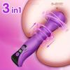 Rocking Thrust Dildo Vibrator Sex Toy G-spot Clitoral Vibrator with 9 Powerful Thrusts 9 Vibrations and 9 Rocking Modes, Massager Adult Female Sex Toy