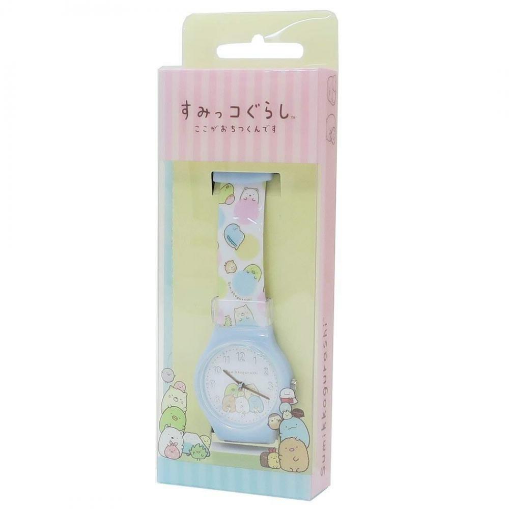 [J-AXIS] J-AXIS Sumikko Gurashi All-over Pattern Plastic Belt Watch Blue SX-V10-SGBL