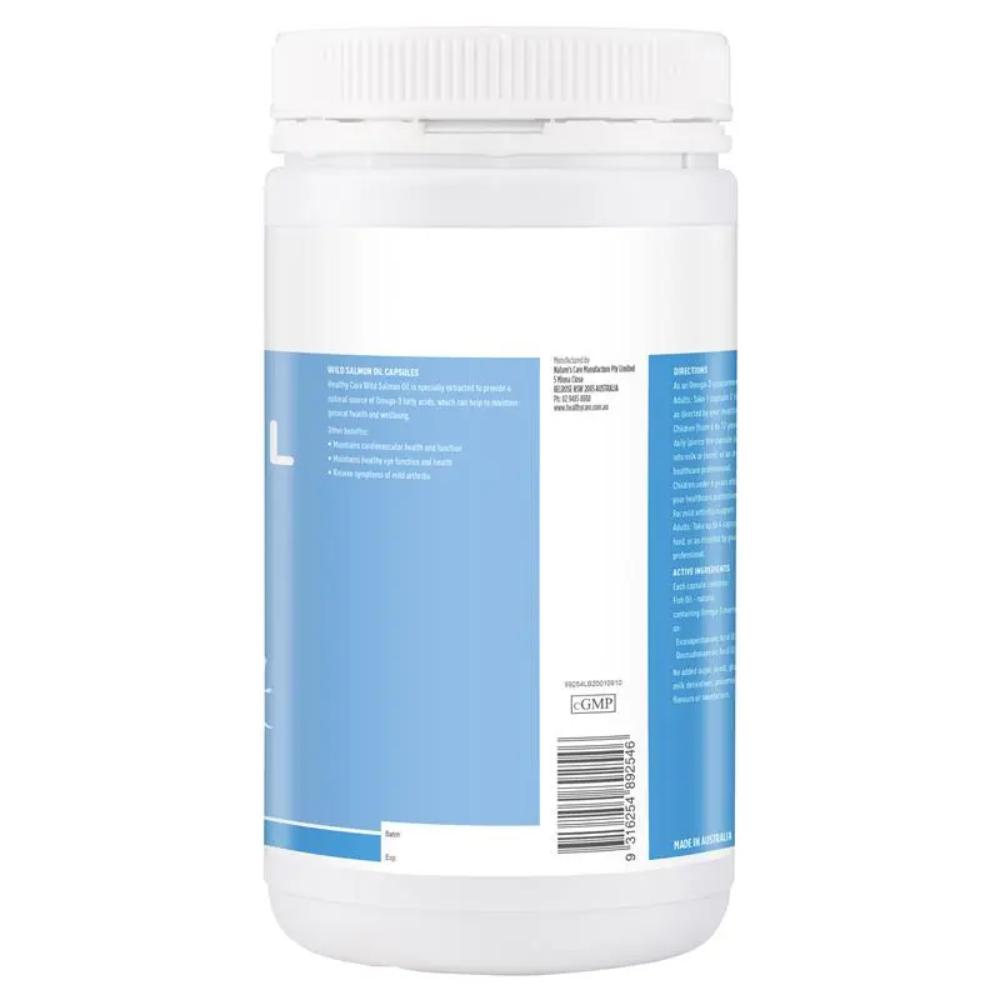 Healthy Care Wild Salmon Oil 1000mg 500 X 6