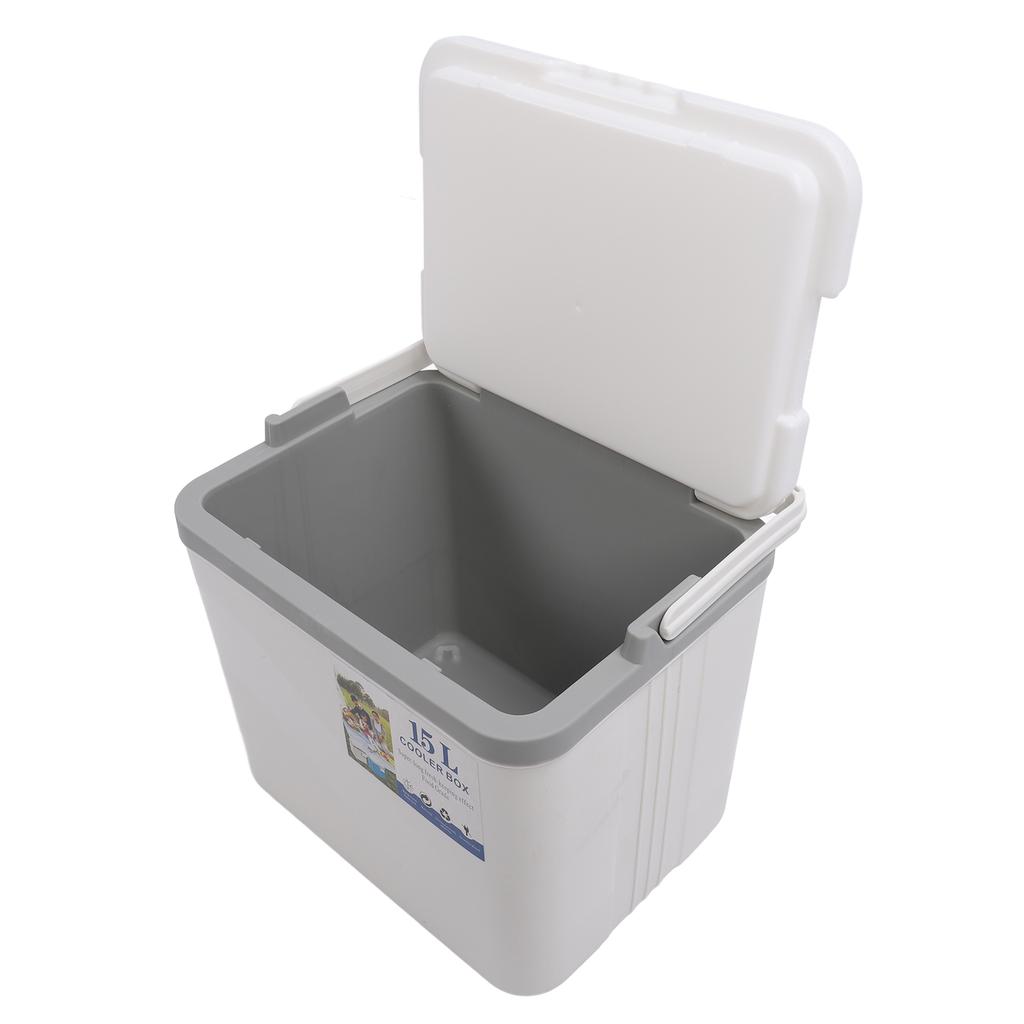 15L Insulated Portable Cooler Professional Lasting Cooling Insulation Hard Cooler Box for Outdoor Picnic Fishing Commercial Stall