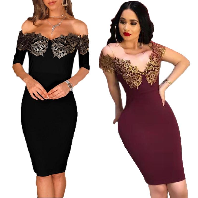 Потрясающее женское мини-платье бодикон с открытыми плечами, глубоким V-образным вырезом и открытой спиной для мероприятий