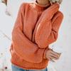 New Autumn Long Sleeve Loose Casual Knitwear Sweater Women Winter Half High Neck Pullover Sweaters for Women Fashion Plus Size Knitted Sweater 24889