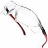 Bercut Clear Safety UV Stylish for and Fit Glasses, Protection, Eyewear, Lightweight, Anti-Fog, Fishing, Motorcycle, Work, Sports, 1071005-F-589a