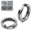 9KM DWLIFE Split Ring High Strength Stainless Steel Lure Connection
