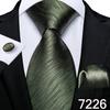 Мужской модный галстук, шелковый классический галстук, розовый, зеленый, черный, деловые свадебные мужские галстуки, подарочные аксессуары