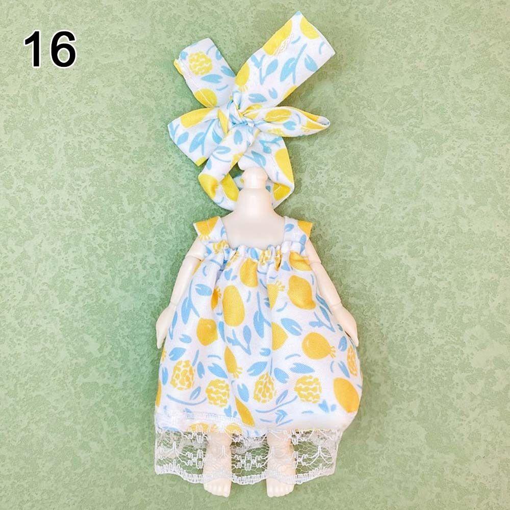 Детский DIY Девочки Высококачественный Наряд 18 Стилей Можно Наряжать Юбочный Костюм 16~17см Кукла/1/8 BJD Кукла