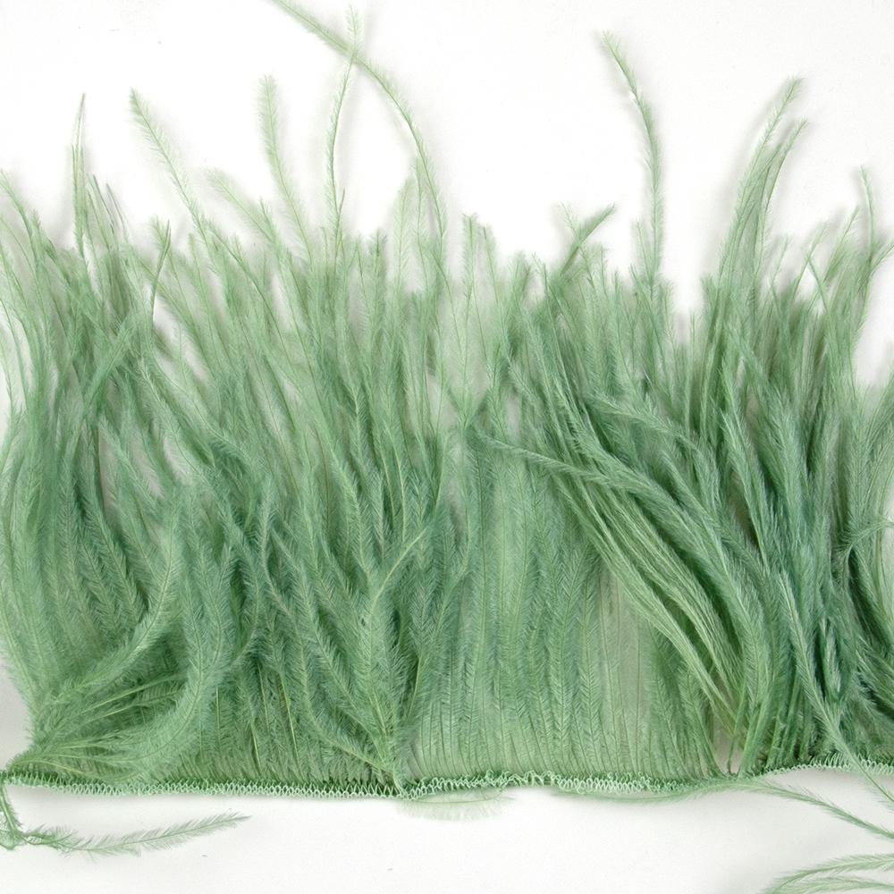 Feather1Meter Ostrich Feathers Fringe Trimming String 10-15/15-18/18-22cm Plumes Ribbon For Crafts Dress Sewing Accessories