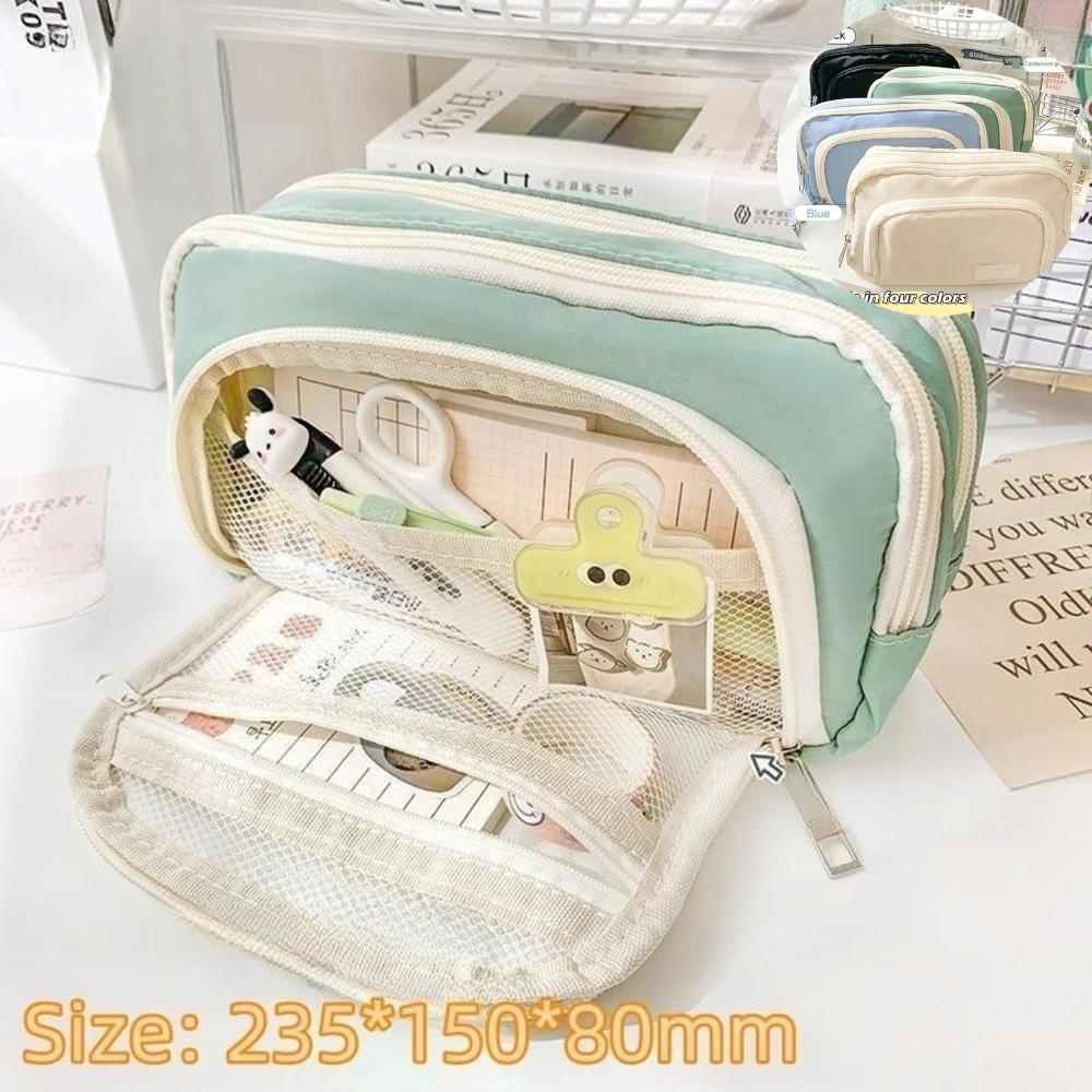 Большая вместимость 5 слоев пеналов Kawaii Pencil Pouch Симпатичный держатель для ручек Box для студентов Back To School Канцелярские принадлежности