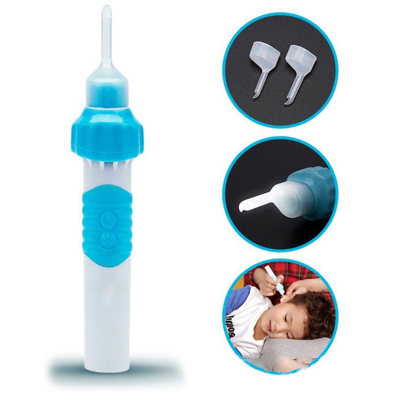 Safety Electric Cordless Vacuum Earwax Remover Painless Ear Wax Removal Cleaner