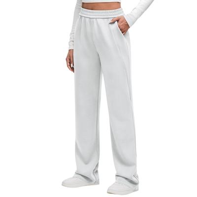 Женские широкие спортивные штаны с высокой талией, повседневные брюки для занятий йогой