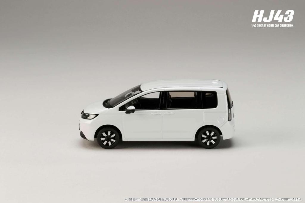HJ43 Honda Freed Platinum White Pearl Finished Product 1/43