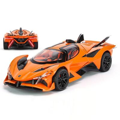 1/32 Apollo EVO игрушечная модель автомобиля из сплава, литая под давлением, изысканный дизайн интерьера, задние колеса, инерционные транспортные средства, мальчик коллекционирует подарок