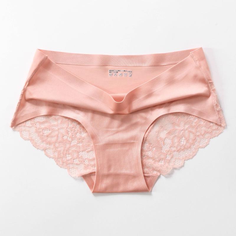 7 шт./компл. женские весенние универсальные повседневные кружевные трусы большого размера, женские летние однотонные бесшовные трусы со средней талией