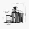 Powerful Centrifugal Electric Juicer Machine 3" Big Mouth Fruits And Vegetable Juice Extractor 2Speeds Mixer Blender With Bottle