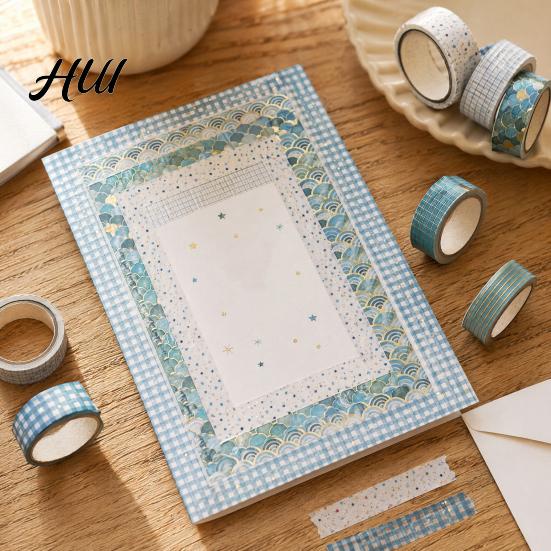 Creative Masking Tape 10 Rolls Metallic Foil Washi Tape, Decorative Tapes for Junk Journal Supplies, Arts, DIY Crafts, Planners, Scrapbook,