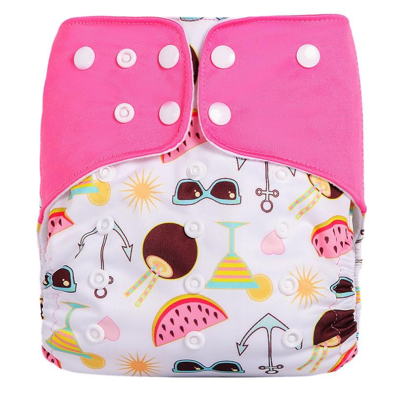 Reusable Washable Training Pants Toddlers Breathable Leak-Proof Diaper Cover With Waterproof Crotch Adjustable Size