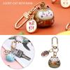 Girls Woman Japanese Bag Charm Cute Lucky Cat Keychains Pendant Keyring Key Chains Cartoon Keychain