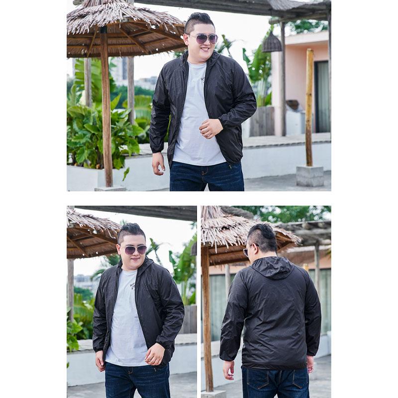 Летняя тонкая солнцезащитная одежда большого размера, мужская быстросохнущая солнцезащитная одежда больших размеров M-10XL