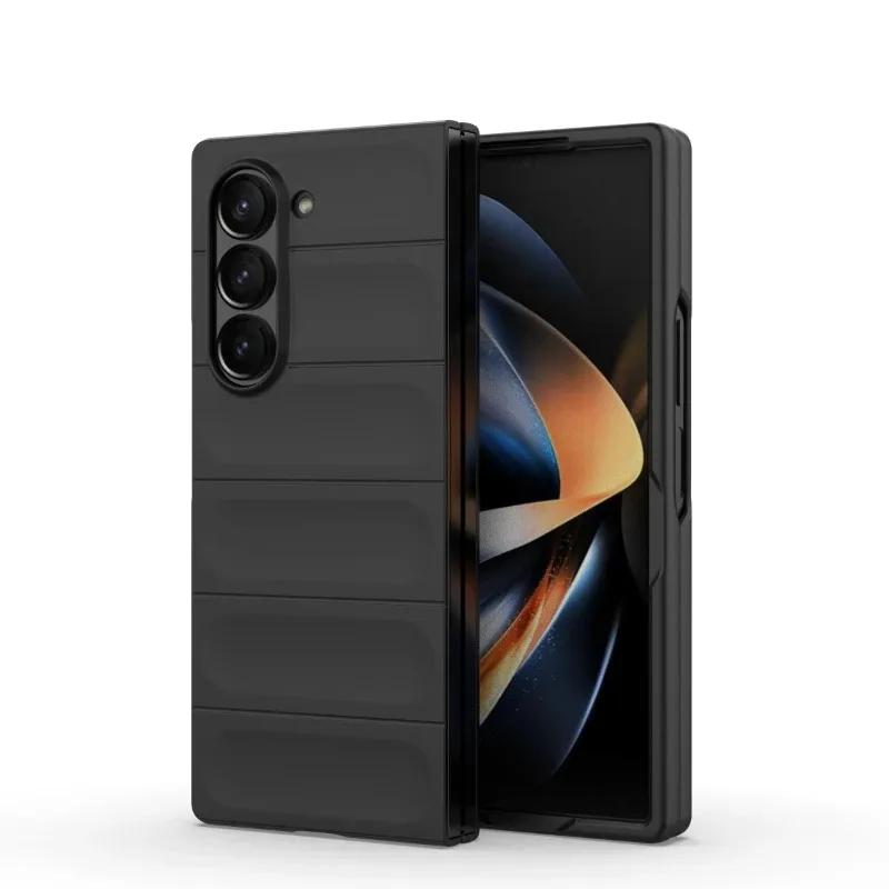 Чехол для Samsung Galaxy Z Fold 7 6 4 Galaxy Z Flip 7 6 4 Силиконовый Защитный Чехол Coque Capa Fundas