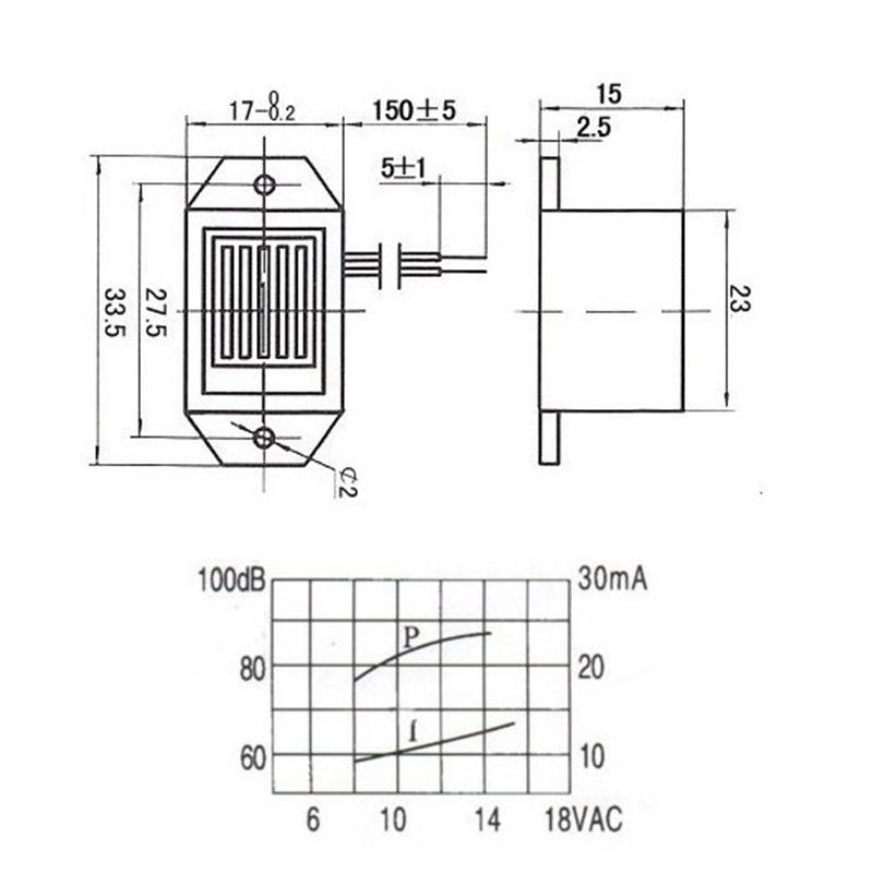 1Pcs Alarm Buzzer Dc 12V 85Db Mini Electronic Alarm Buzzers Constant Tone