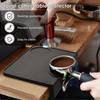 Corner Edge Silicone Coffee Tamper Mat Non-Slip Coffee Powder Press Pad Espresso Tamping Pad  Cafe