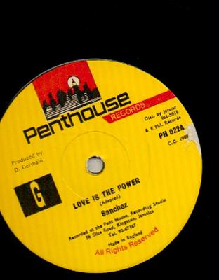 12-дюймовая пластинка SANCHEZ NANA MCLEAN Love Is The Power Take Me Im You PH022 Penthouse Recor 1989 UK Регги Ска Даб Б/у