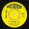 7inch Record LINDA CABLE - It's Gonna Happen To You PT284 President Recor 1970 UK Pop Used