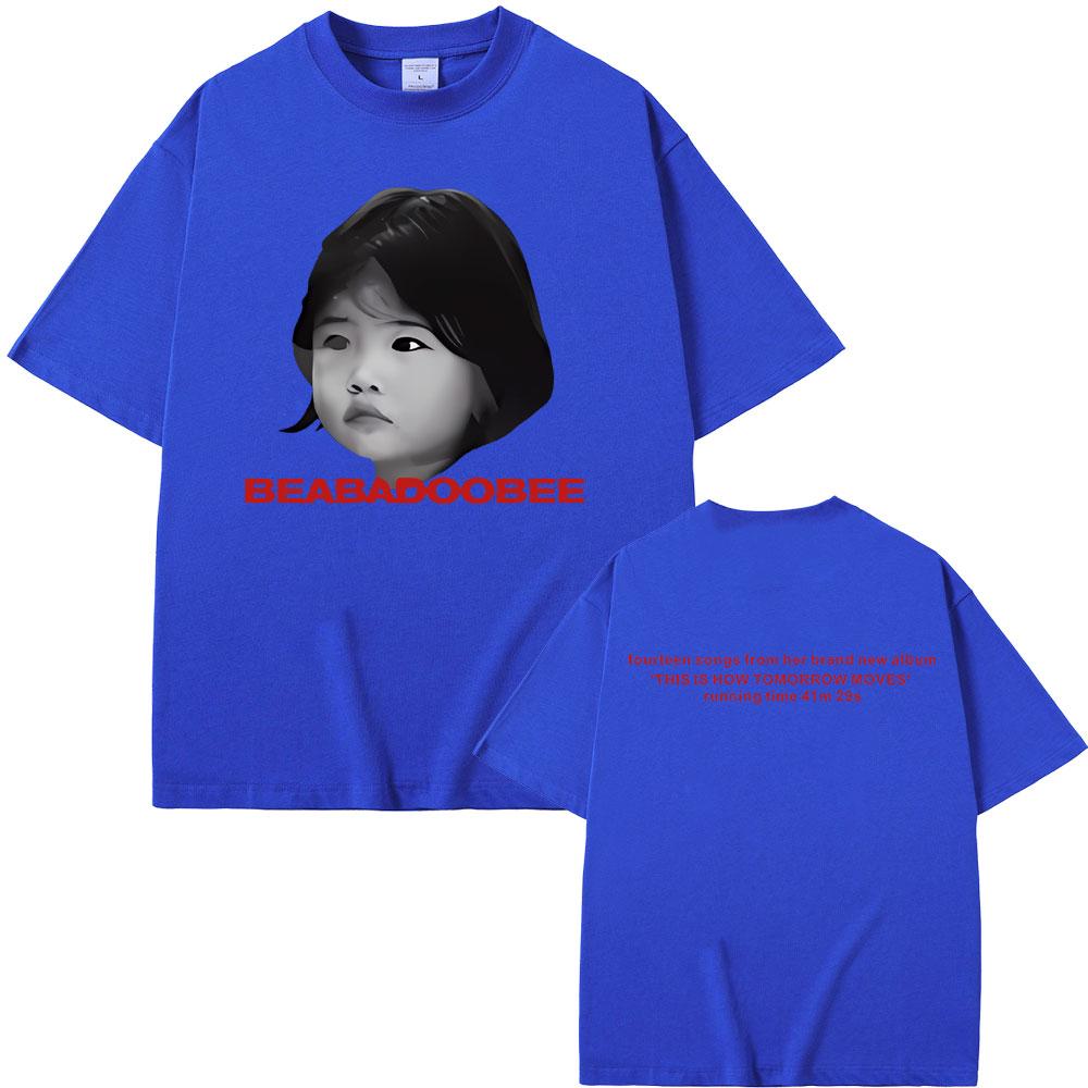 Футболка Beabadoobee This Is How Tomorrow Moves Графическая футболка с альбомом Мужская Женская Мода Футболки с круглым вырезом Оверсайз с коротким рукавом