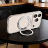 Вращающаяся на 360° подставка для чехла iPhone 13-17 Pro Max, прозрачный ударопрочный дизайн