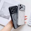 Чехол iPhone 17 Pro Max Color-Block с теплоотводом, магнитный, с покрытием Soft-Touch, матовый, противоударный