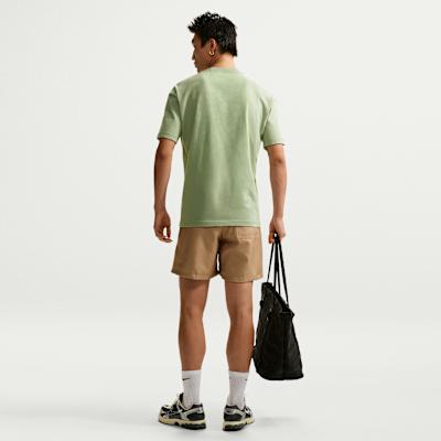 Nike Sportswear T Shirts Men's Horizon Green Crew Neck Moderate