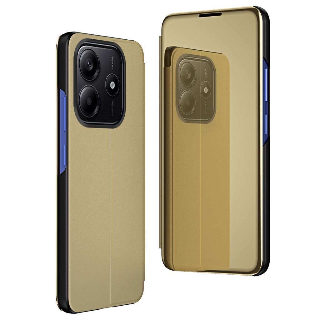 For Xiaomi Redmi Note 14 4G (164.84mm) Case View Window Stand Leather Flip Phone Cover