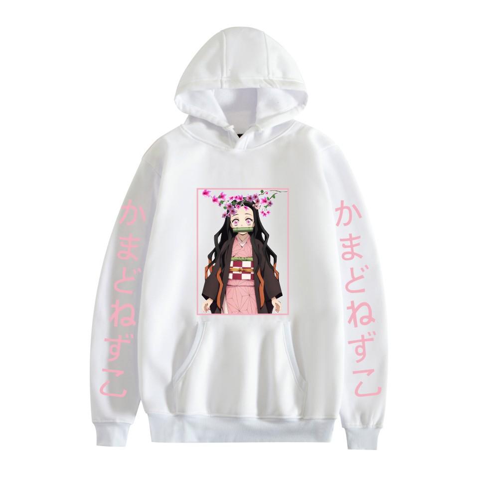 Толстовки Kimetsu No Yaiba Demon Slayer с принтом в стиле аниме Kamado Nezuko Harajuku Hoodie Unisex Y2k Clothing Sudadera
