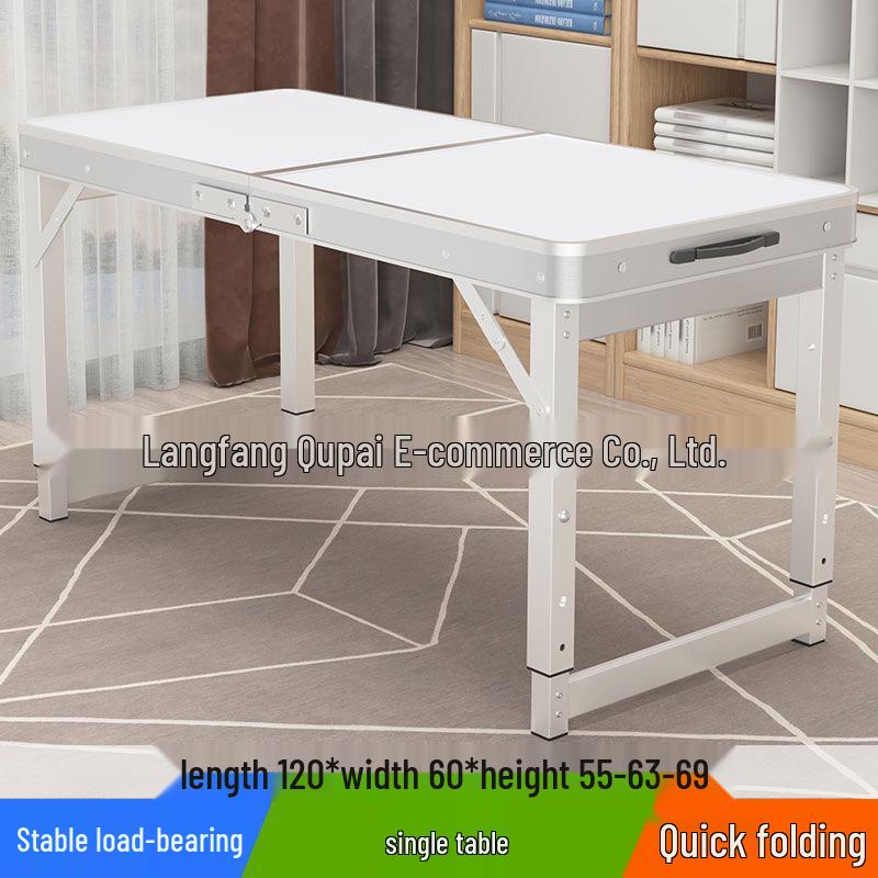 Портативный складной алюминиевый стол и стулья для кемпинга для использования на открытом воздухе, на ночном рынке и на пикнике