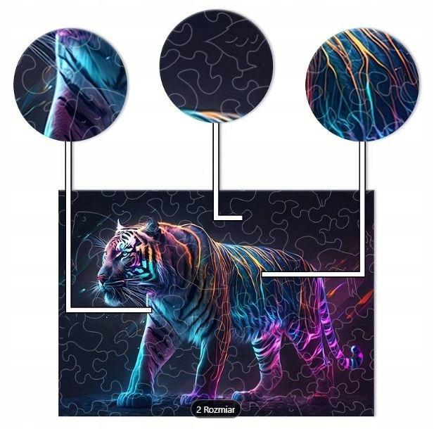 Wooden Educational Puzzle A3 Magic Tiger Children And Adults 240 Pcs Large