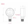 High Precision Digital Pressure Gauge Digital Electronic Hydraulic Shock Resistant Vacuum Negative Pressure Gauge