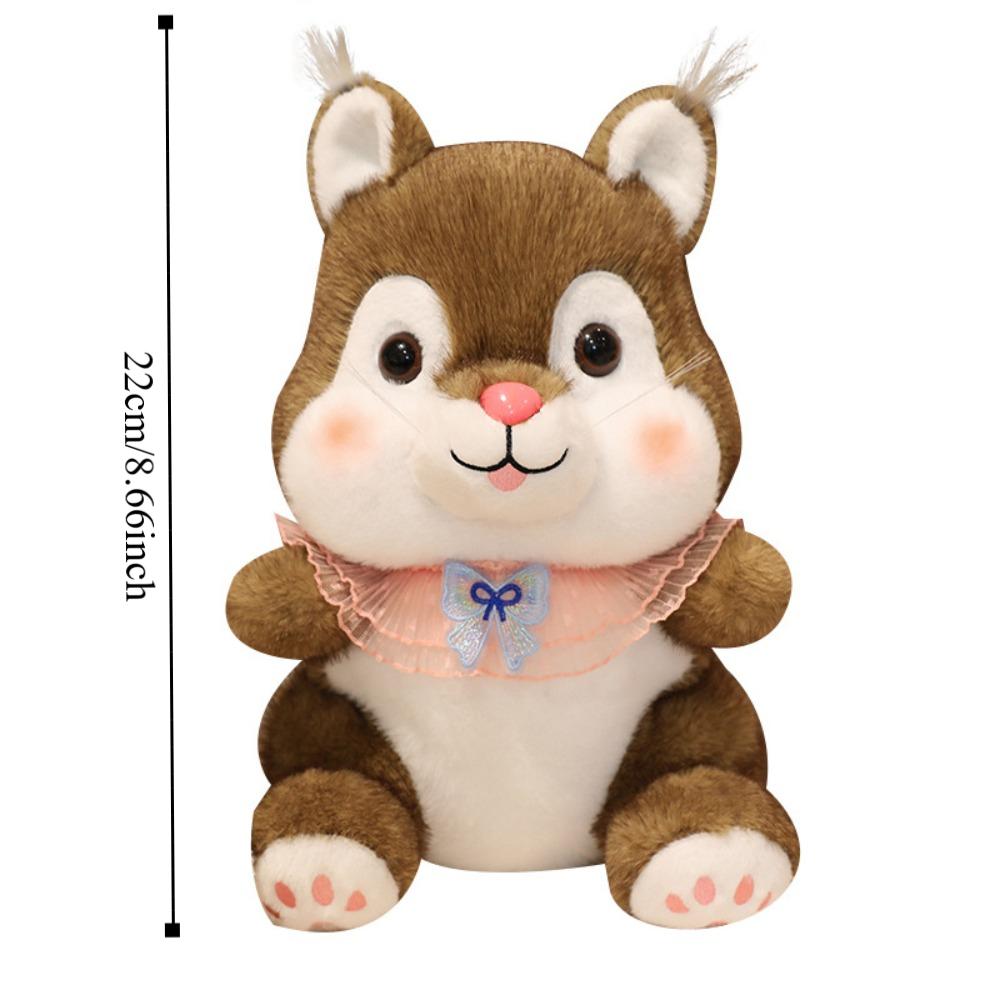 Cute Squirrel Plush Toy Animal Squirrel Plush Doll Plush Squirrel Doll Kids Birthday Christmas