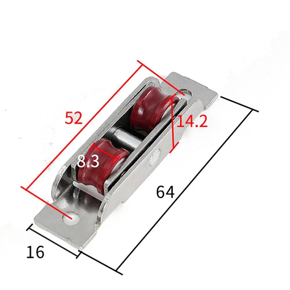 Фурнитура для раздвижных дверей Оконный ролик 80 Тип Пазовое колесо Прочный Дверной раздвижной ролик