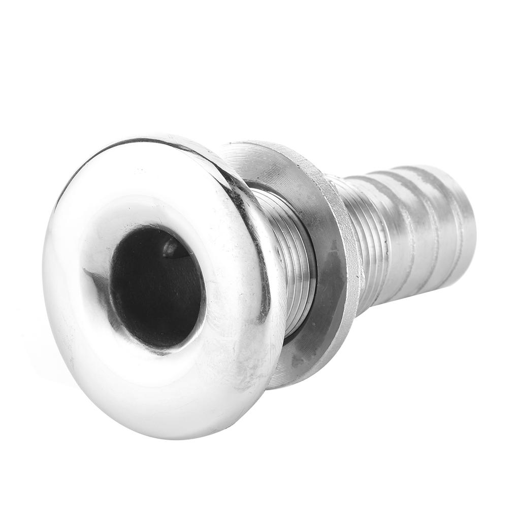 Thru Hull Fitting Yacht 34in Outlet 316 Stainless Steel Boat Water Drainage Fittings Plug