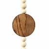 29.92in Linen Rope Ornament Wooden Boho Wall Decoration Wooden Wall Hanging  Dorm