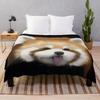 Raccoon Throw Blanket Raccoon Gifts for Girls Boys Woman Soft Lightweight Warm Fleece Flannel Plush Blanket for Bed Sofa Couch