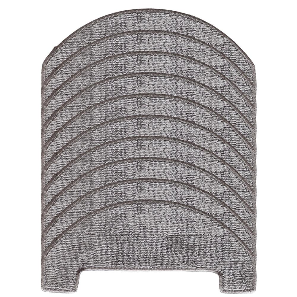 Многоразовый моющийся комплект салфеток из микрофибры для робота-пылесоса Uninell UR3, легко устанавливаемые сменные накладки, 4/10 штук