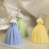 Exquisite Wedding Dress Craft Mold  Crystal Drop Glue Ornaments Moulds Silicone Candle Molds Silicone Craft Molds