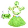 WINOMO Hula Dance Hula Dance Lei 6 Piece Hawaiian Halloween 40cm Costume, Costume, Skirt, Set, Goods, Costume,